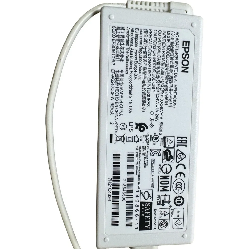 OEM Epson PictureMate PM-400 AC Adapter A461H 24V 1A 24W Power Supply